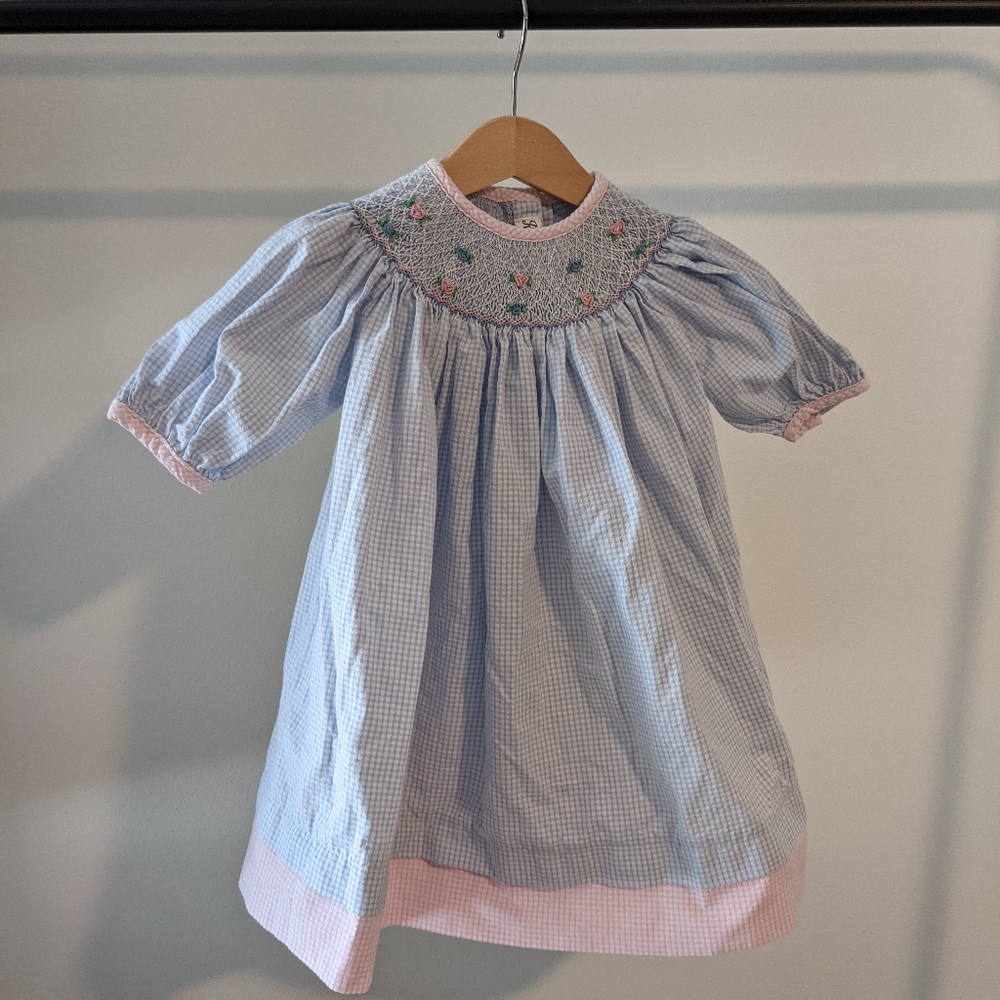 Royal Child Smocked Dress